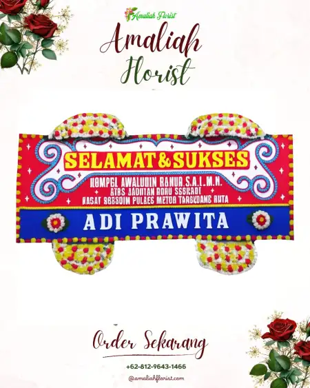 Papan Bunga Ucapan Selamat Cikidung